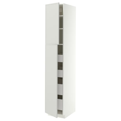 METOD, high cabinet with 2 doors/4 drawers, 40x60x220 cm, 596.047.48