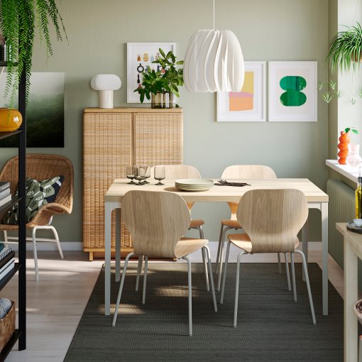 SKÅLSTA, table and 4 chairs, 140x80 cm, 596.089.87