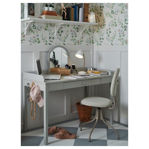 ISNÅLEN, φωτιστικό γραφείου με ενσωματωμένο φωτισμό LED, 605.012.64