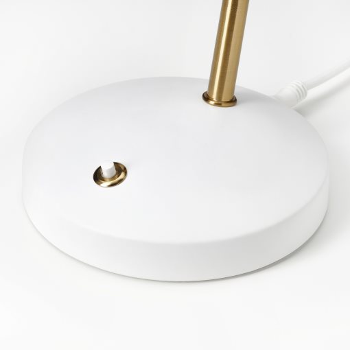 ISNÅLEN, φωτιστικό γραφείου με ενσωματωμένο φωτισμό LED, 605.012.64