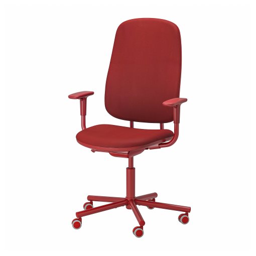 SMORKULL, office chair with armrests, 605.034.37