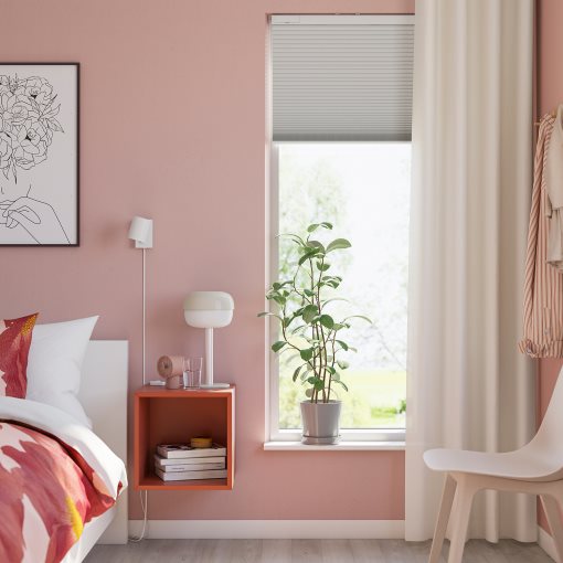 TREDANSEN, block-out cellular blind wireless/battery-operated, 60x195 cm, 605.124.46