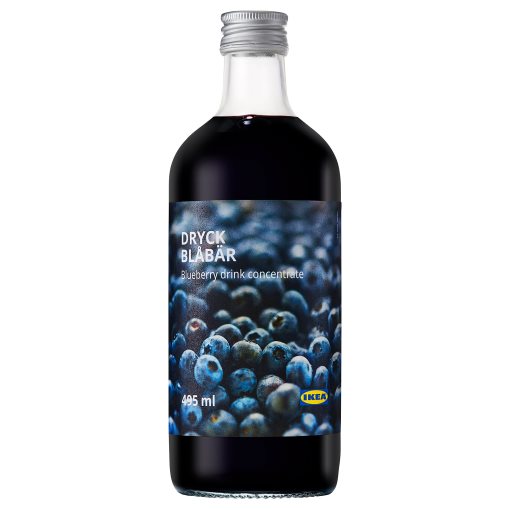 DRYCK, blueberry syrup, 495 ml, 605.149.16
