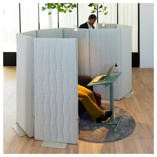 MITTZON, acoustic screen/floor standing, 90x157 cm, 605.282.06