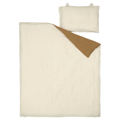GULDVÄVARE, 3-piece bedlinen set for cot, 70x140 cm, 605.302.85