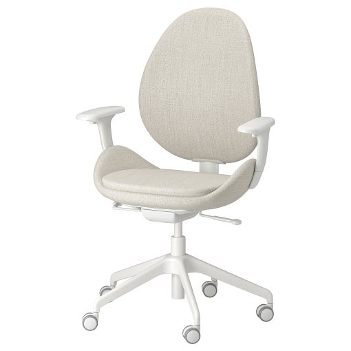 HATTEFJÄLL, office chair with armrests, 605.389.55