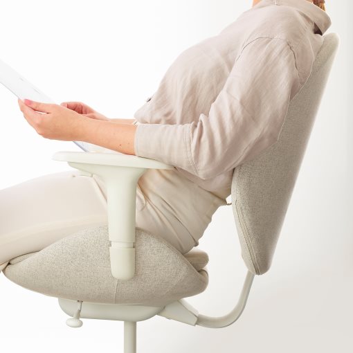 HATTEFJÄLL, office chair with armrests, 605.389.55