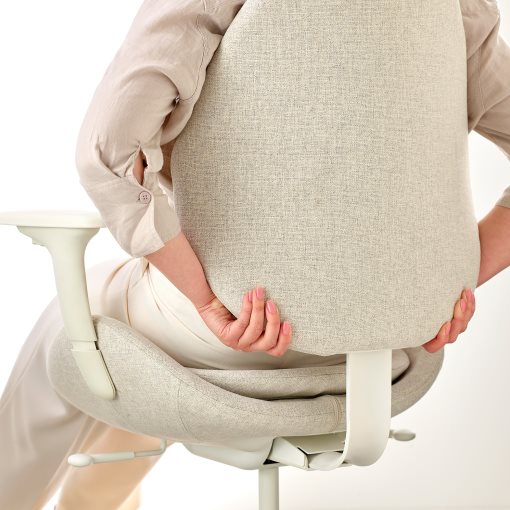 HATTEFJÄLL, office chair with armrests, 605.389.55