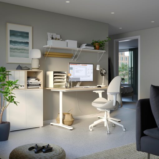 HATTEFJÄLL, office chair with armrests, 605.389.55