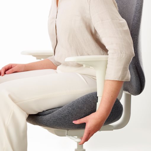 HATTEFJÄLL, office chair with armrests, 605.389.60