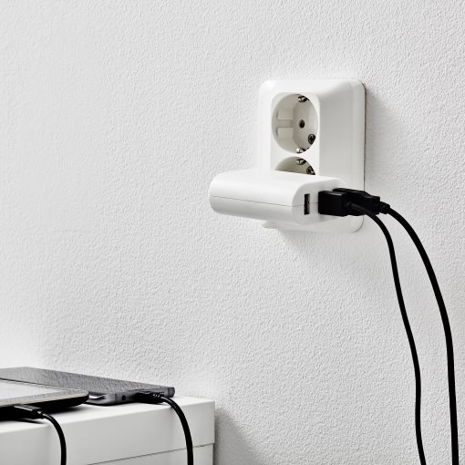 SMÅHAGEL, φορτιστής USB με 3 θύρες, 605.391.77