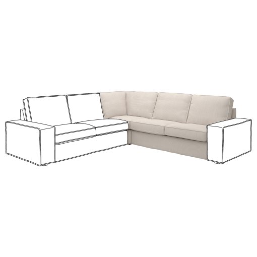 KIVIK, κάλυμμα για γωνιακή μονάδα, 605.399.69