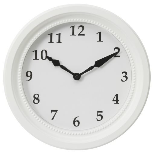 SÖNDRUM, wall clock low-voltage, 35 cm, 605.408.64