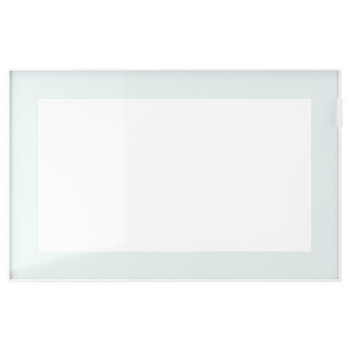 GLASSVIK, γυάλινη πόρτα/διαφανές, 60x38 cm, 605.408.97