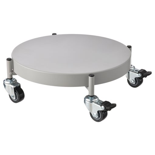 OLIVBLAD, τροχήλατη βάση γλάστρας/εσωτερικού/εξωτερικού χώρου, 32 cm, 605.613.14