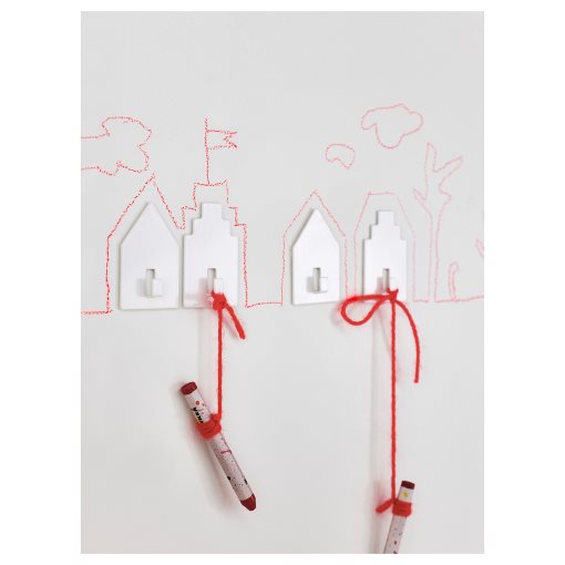 TIPPVAGN, hook self-adhesive, 2 pack, 605.637.04