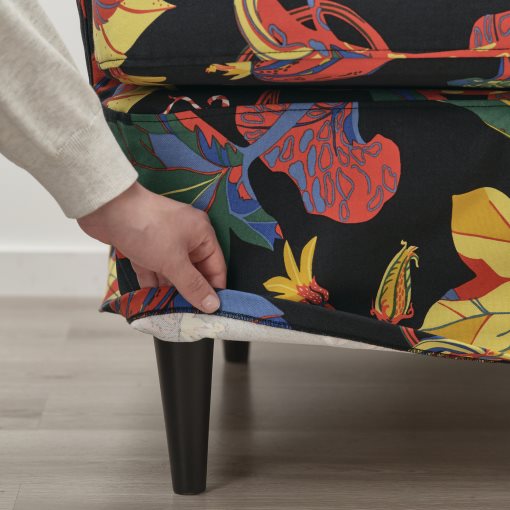 STRANDMON, slipcover for wing chair, 605.754.91