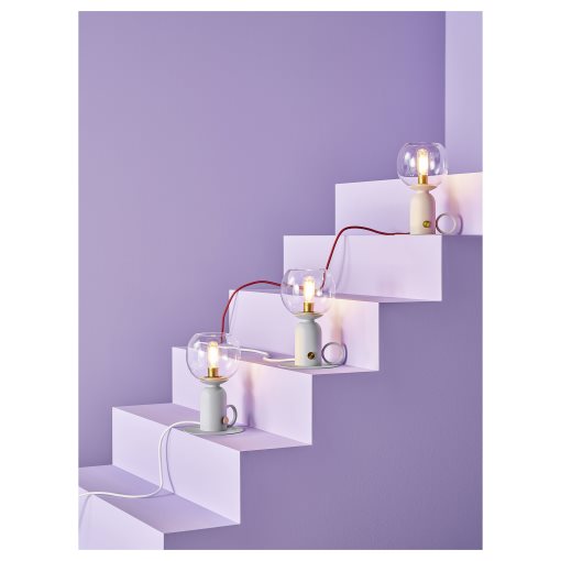 ÅSKMULLER, table lamp/dimmable, 24 cm, 605.762.40