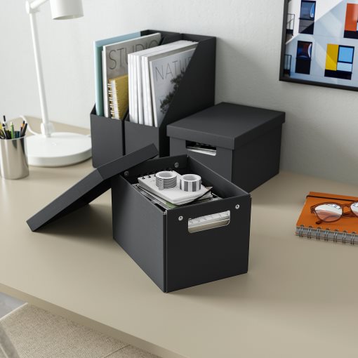 FJÄDERHARV, κουτί αποθήκευσης με καπάκι, 18x25x16 cm, 605.968.94