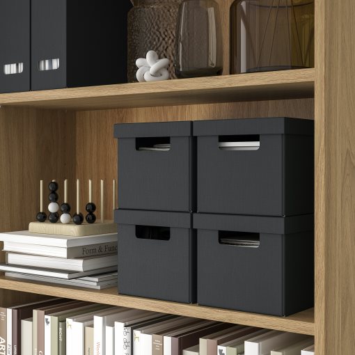 FJÄDERHARV, κουτί αποθήκευσης με καπάκι, 18x25x16 cm, 605.968.94