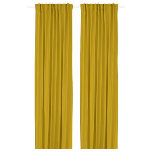GINSTMOTT, curtains with heading tape/1 pair, 145x300 cm, 605.971.86