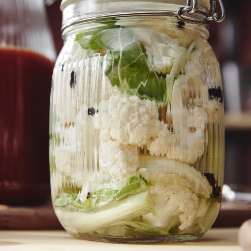 KÖSSEBÄR, βάζο με καπάκι, 1 l, 605.985.34