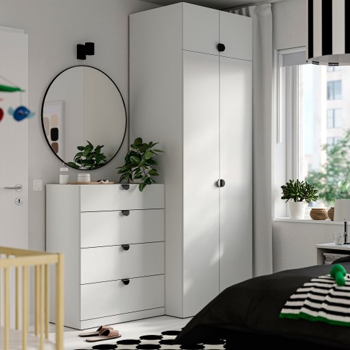 chest of 4 drawers, 80x42x100 cm, 605.993.50
