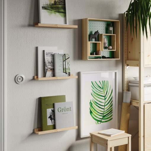 NORDHÄGG, ράφι για κορνίζες, 45 cm, 606.017.01