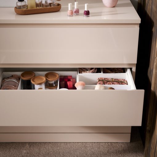 MALM, συρταριέρα με 3 συρτάρια, 80x78 cm, 606.045.73