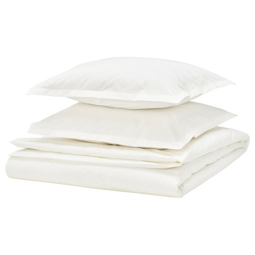HAMPFLOCKEL, duvet cover and 2 pillowcases, 240x220/50x60 cm, 606.063.79
