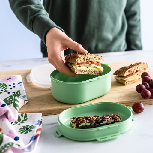 UTBJUDA, stackable lunch box for dry food, 606.071.14