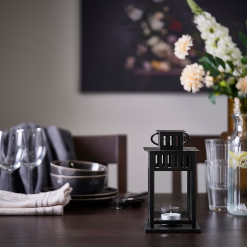 BORRBY, lantern for tealight in/outdoor, 20 cm, 606.088.54