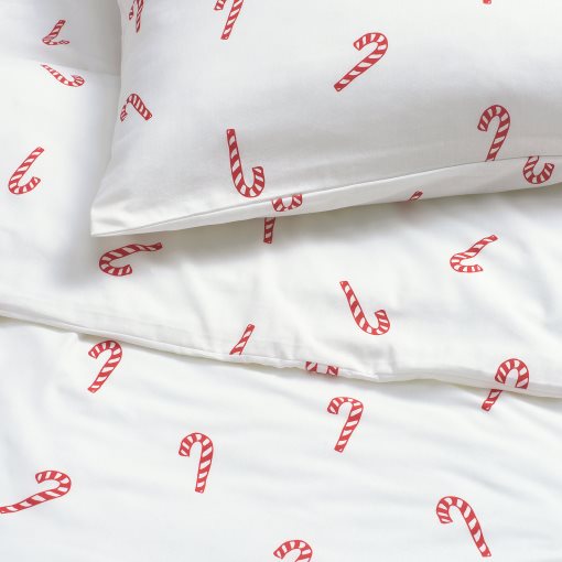LÖVSÅNGARE, duvet cover and pillowcase, 150x200/50x60 cm, 606.122.43