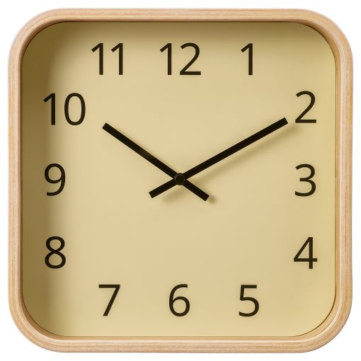 SKOGSSVALA, ρολόι τοίχου, 24x24 cm, 606.153.50