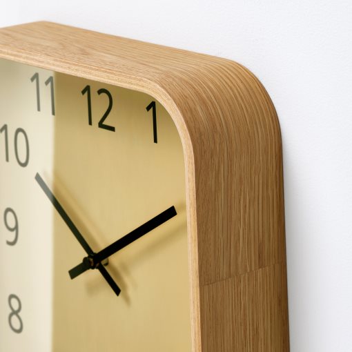 SKOGSSVALA, ρολόι τοίχου, 24x24 cm, 606.153.50