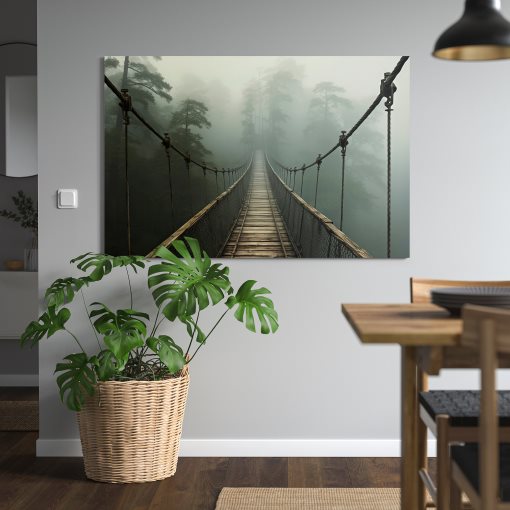 PJÄTTERYD, πίνακας/γέφυρα στη ζούγκλα, 118x78 cm, 606.187.87