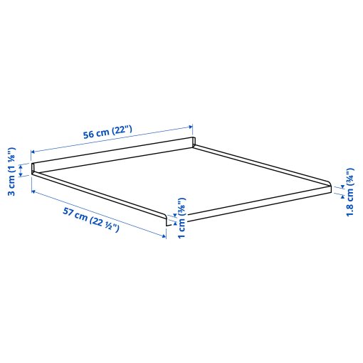 METOD, shelf protector for sink cabinet, 60 cm, 606.204.79