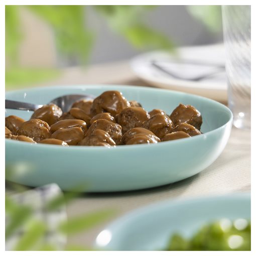 VITBLECKA, plate, 21 cm, 606.238.35