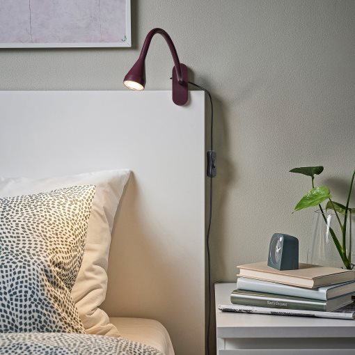 NÄVLINGE, clamp spotlight with built-in LED light source, 606.371.30