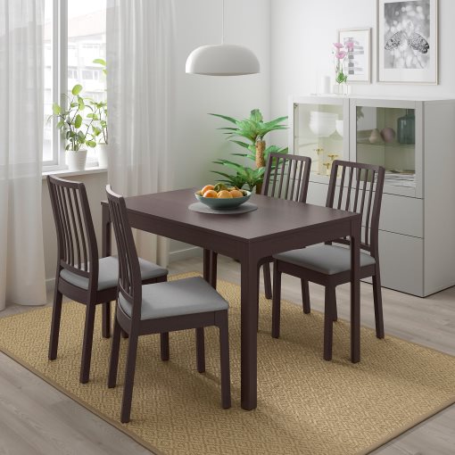 EKEDALEN/EKEDALEN, table and 4 chairs, 692.212.78