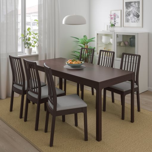 EKEDALEN/EKEDALEN, table and 4 chairs, 692.212.78