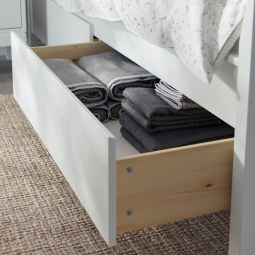 IDANÄS, bed frame with storage, 160x200 cm, 693.922.27