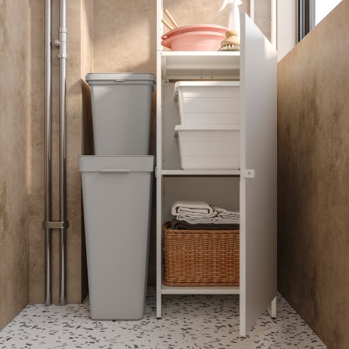 JOSTEIN, shelving unit with door/in/outdoor, 41x44x180 cm, 694.372.35