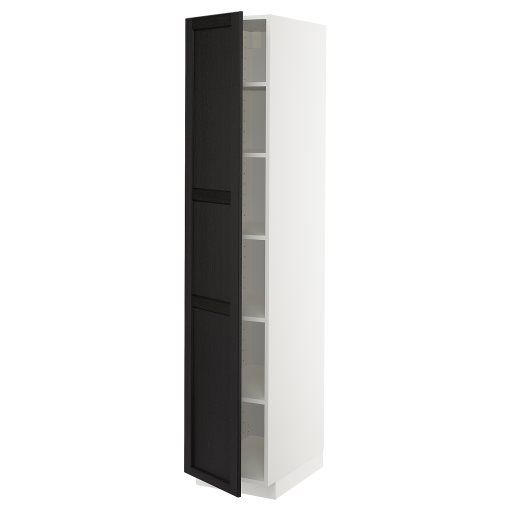 METOD, ψηλό ντουλάπι με ράφια, 40x60x200 cm, 694.661.57