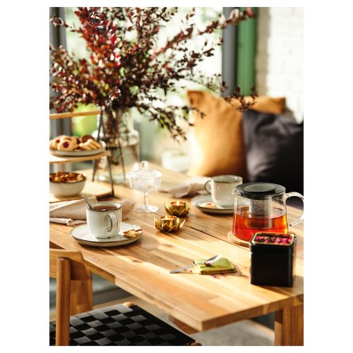 NACKANAS/NACKANAS, table and 4 chairs, 140 cm, 694.675.62