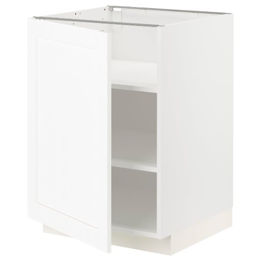 METOD, base cabinet with shelves, 60x60 cm, 694.733.65