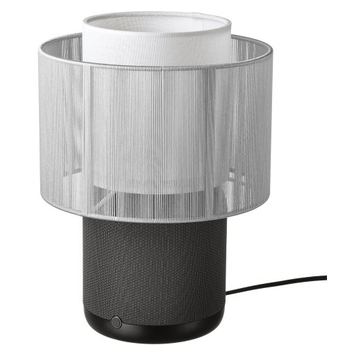 SYMFONISK, speaker lamp with Wi-Fi, textile shade, 694.825.48
