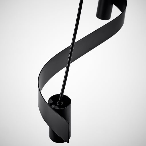 ACKJA/TRÅDFRI, pendant lamp wave shaped with light bulb/smart wireless dimmable, 695.371.26