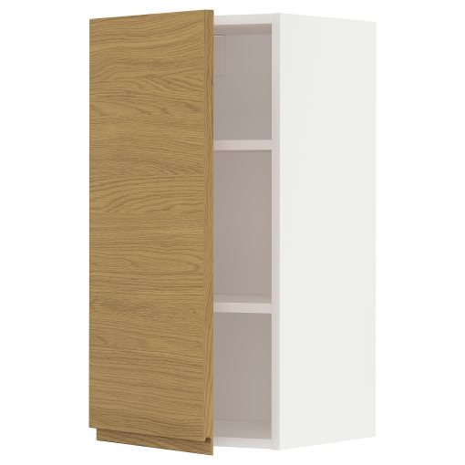 METOD, wall cabinet with shelves, 40x80 cm, 695.391.25