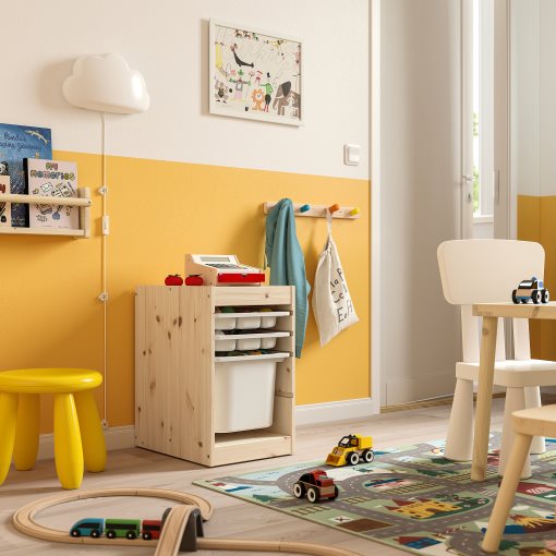 TROFAST, storage combination with box/trays, 32x44x52 cm, 695.732.80